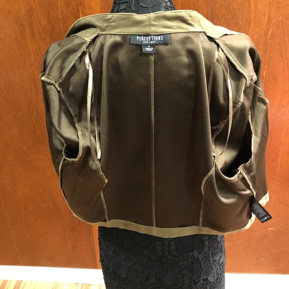 Suede-Trimmed Midi Dress with Jacket - Perceptions - Picture 6 of 8